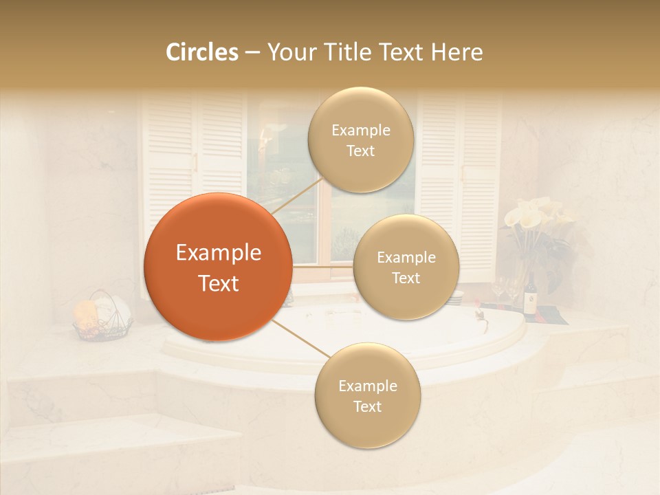 Window Interior Towels PowerPoint Template