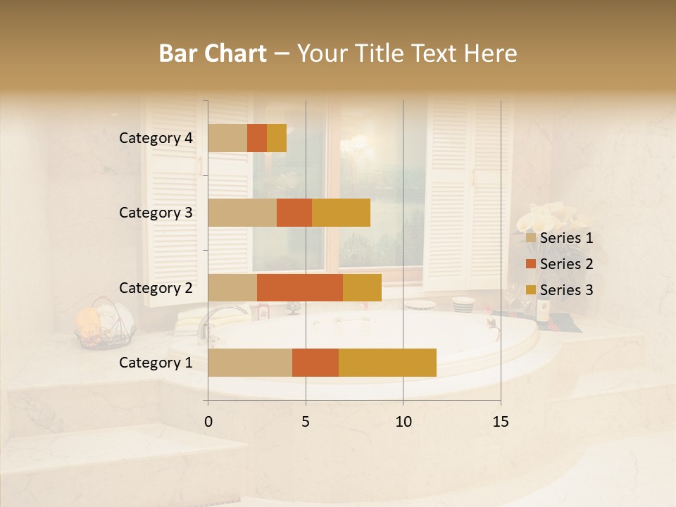 Window Interior Towels PowerPoint Template