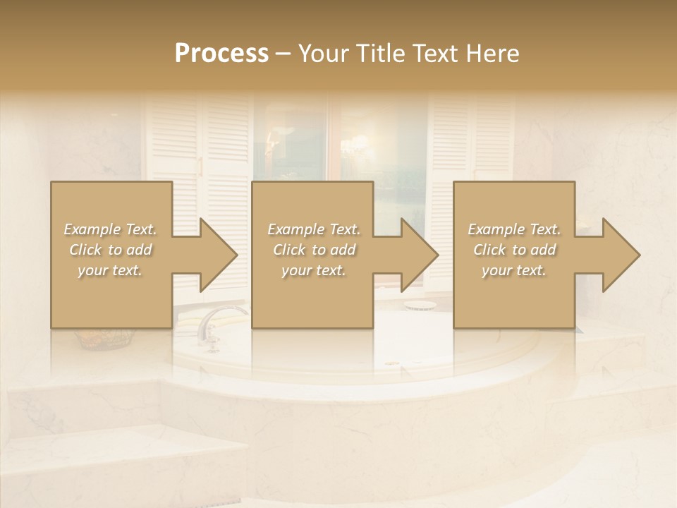 Window Interior Towels PowerPoint Template