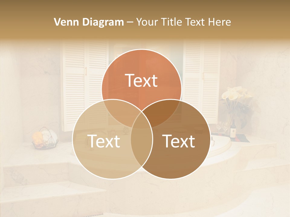 Window Interior Towels PowerPoint Template