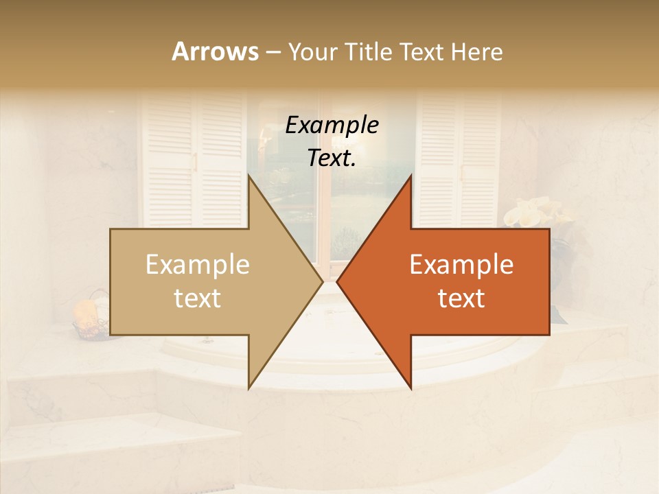Window Interior Towels PowerPoint Template