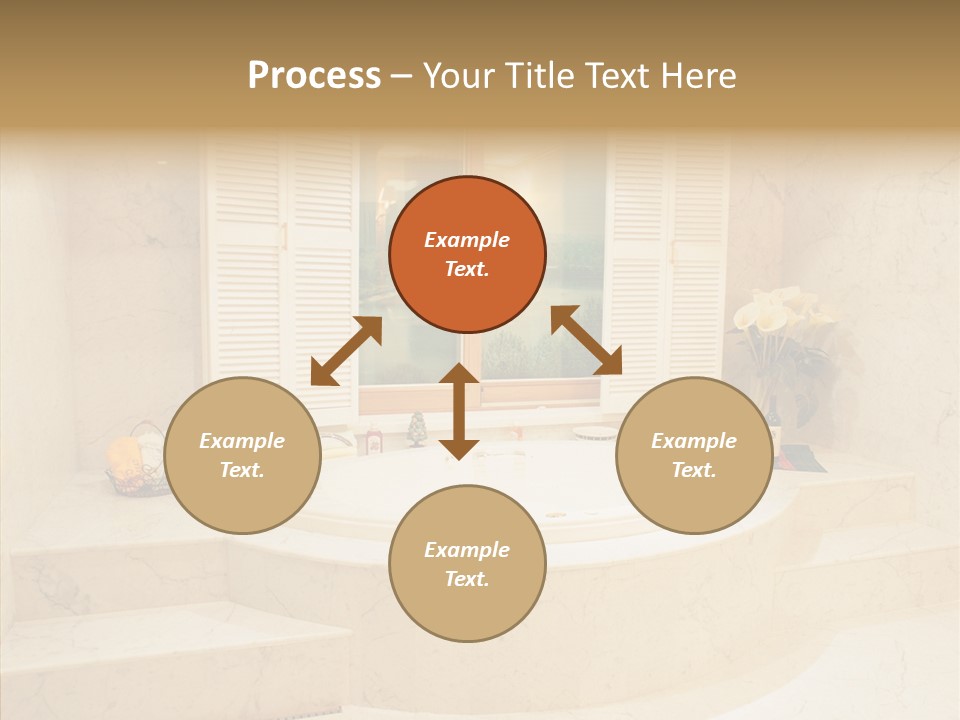 Window Interior Towels PowerPoint Template