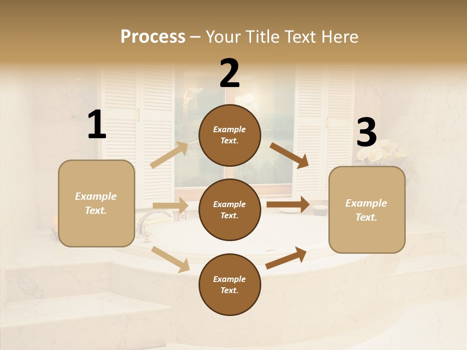 Window Interior Towels PowerPoint Template