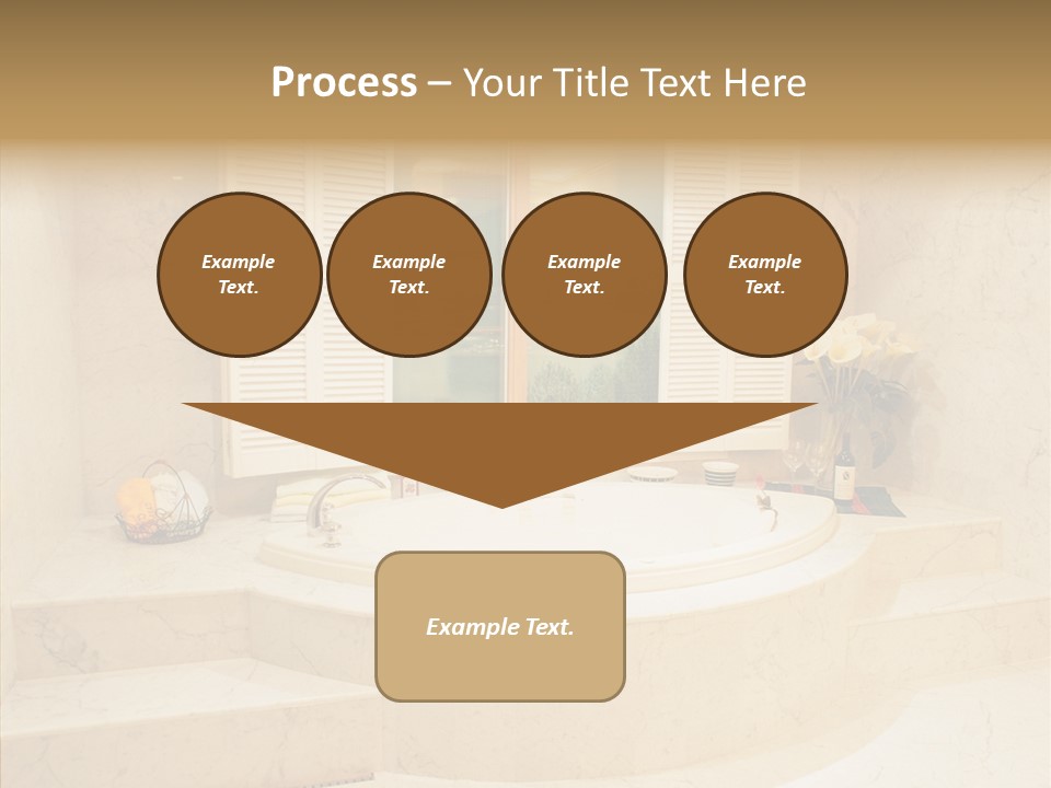 Window Interior Towels PowerPoint Template