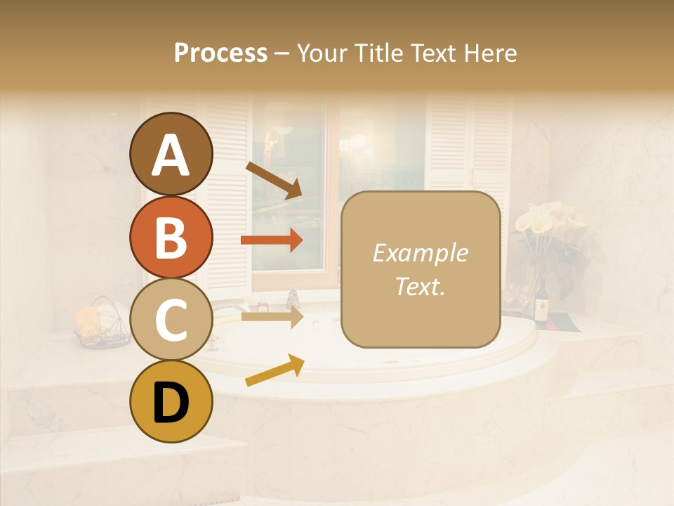 Window Interior Towels PowerPoint Template