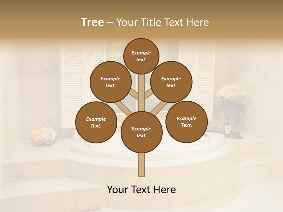 Window Interior Towels PowerPoint Template