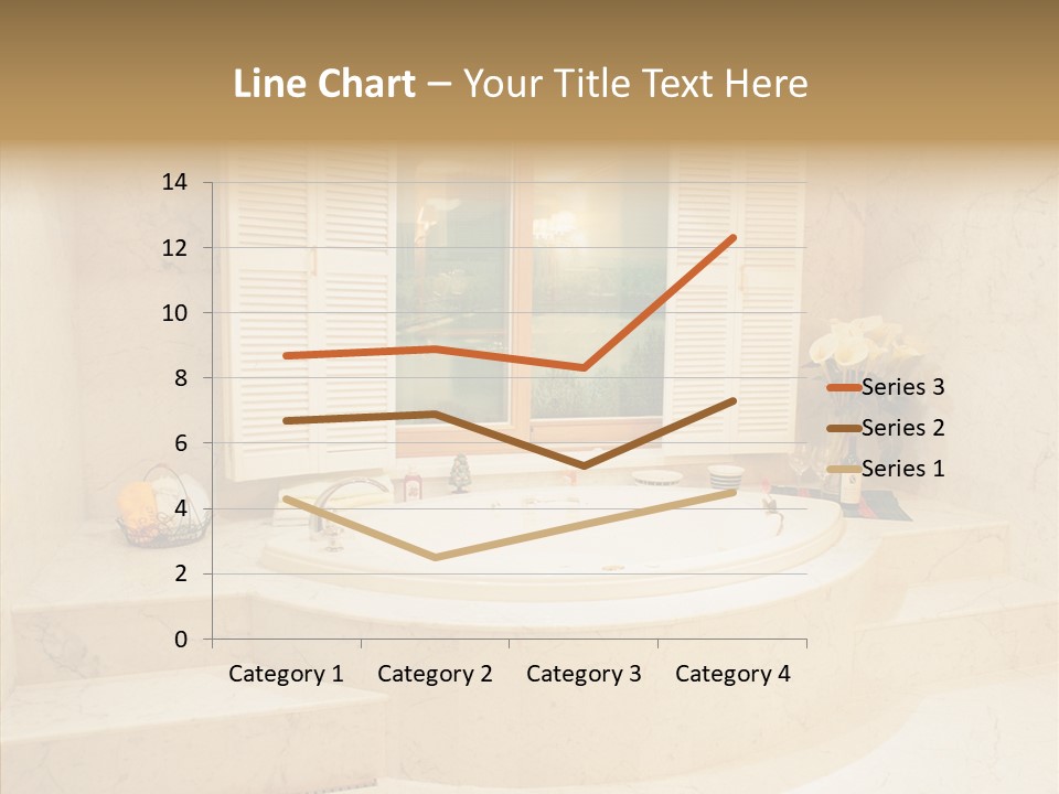 Window Interior Towels PowerPoint Template