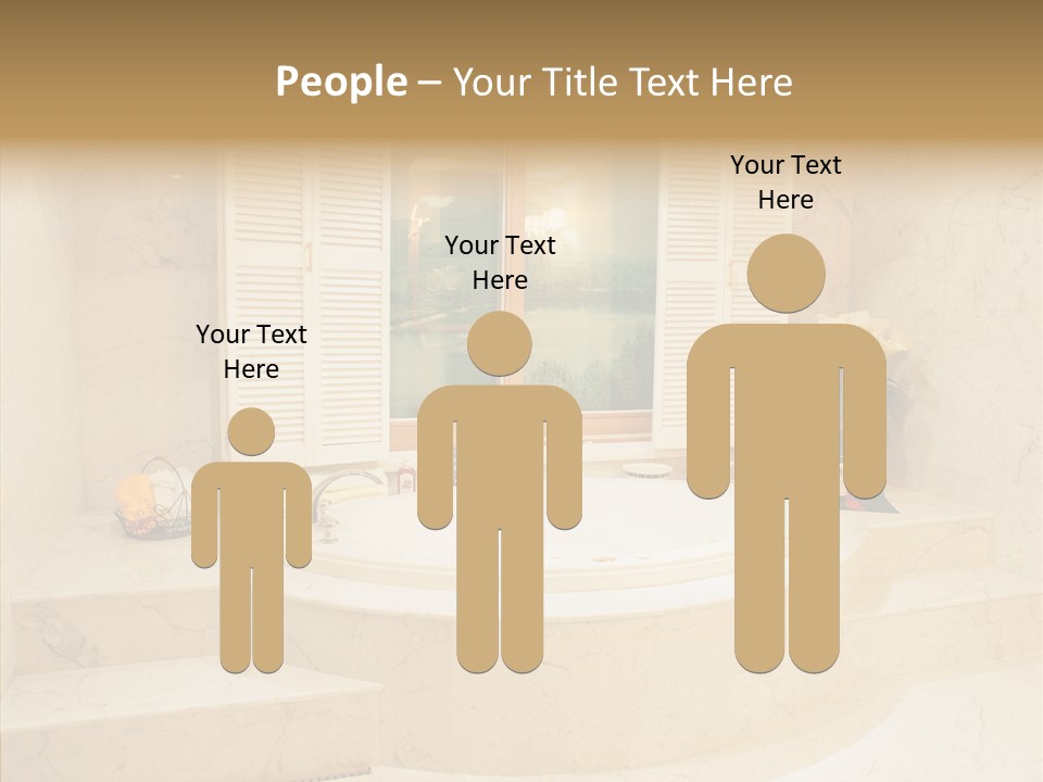 Window Interior Towels PowerPoint Template