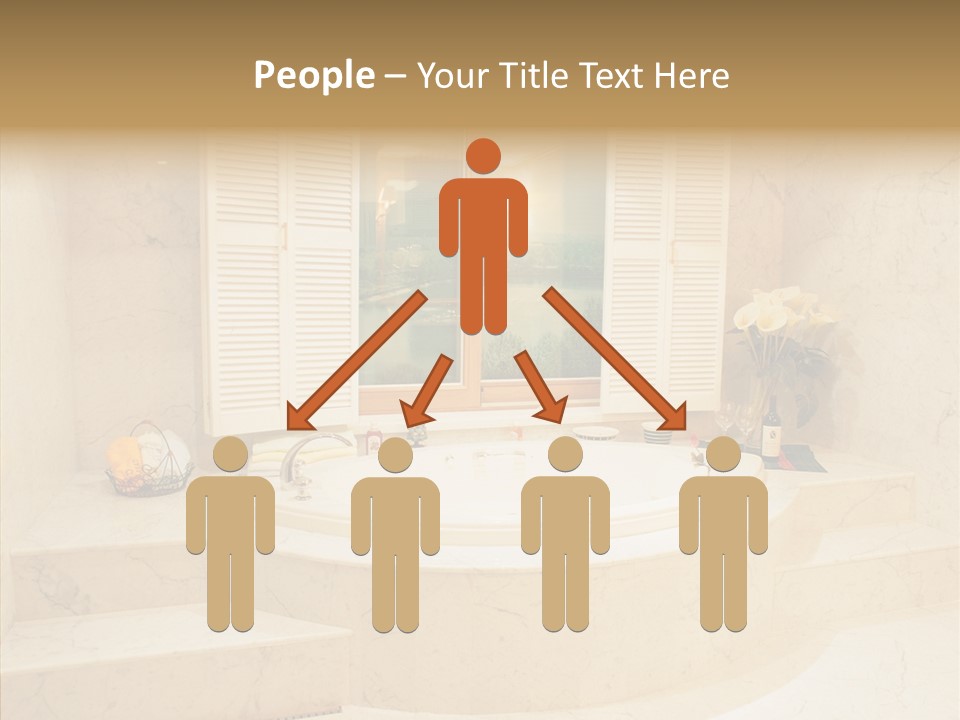 Window Interior Towels PowerPoint Template