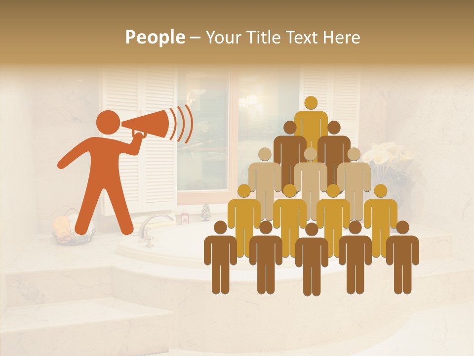 Window Interior Towels PowerPoint Template