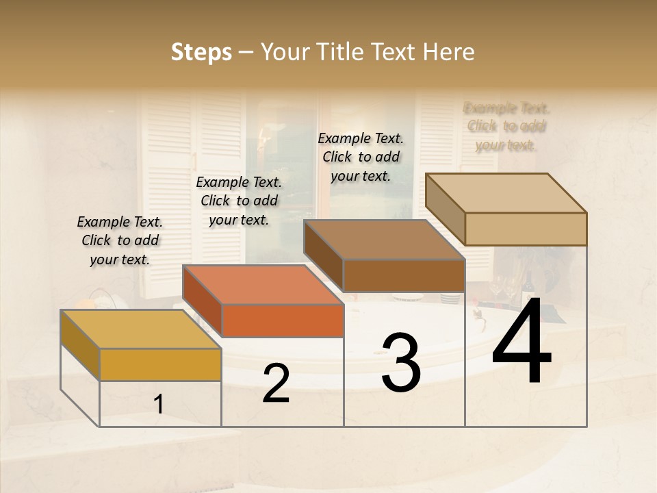 Window Interior Towels PowerPoint Template