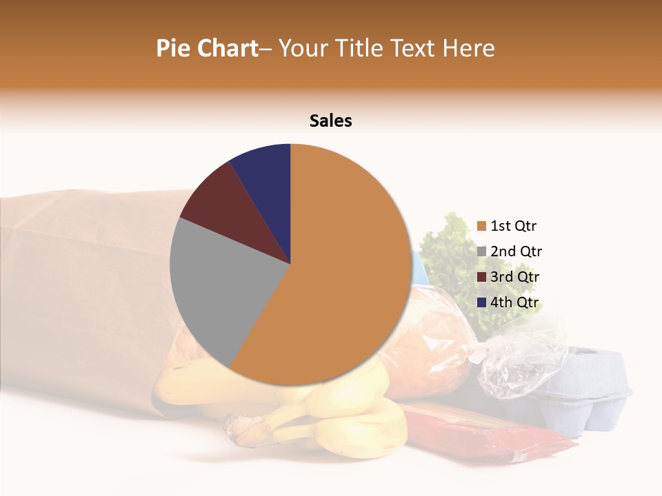 Groceries Bananas Packaging PowerPoint Template