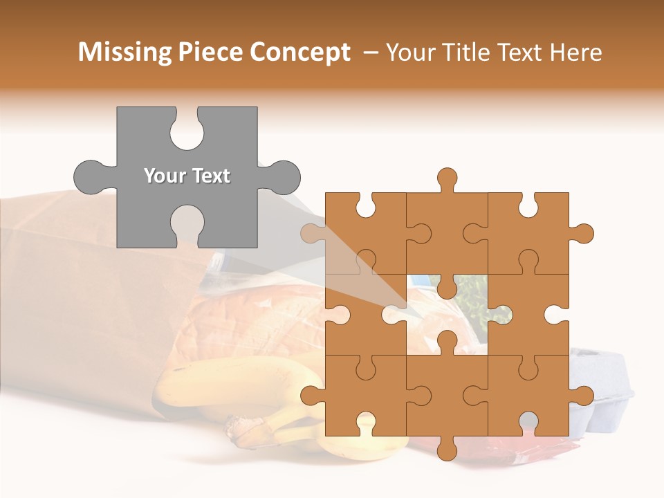 Groceries Bananas Packaging PowerPoint Template