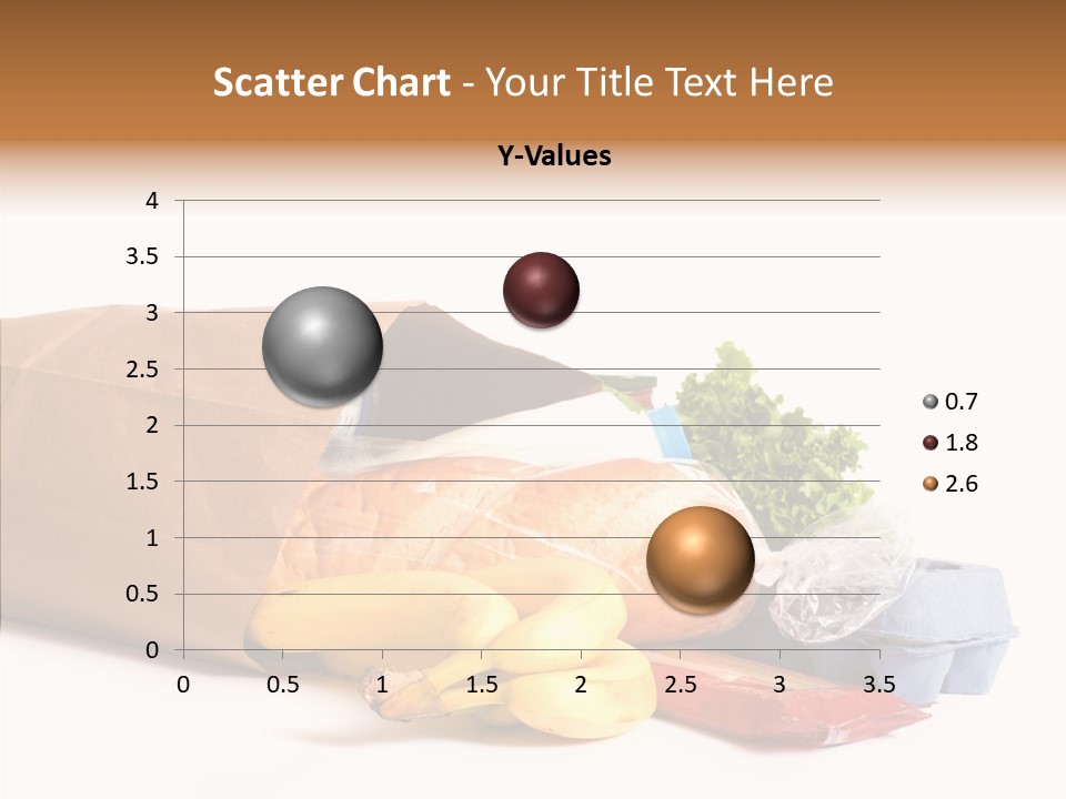 Groceries Bananas Packaging PowerPoint Template
