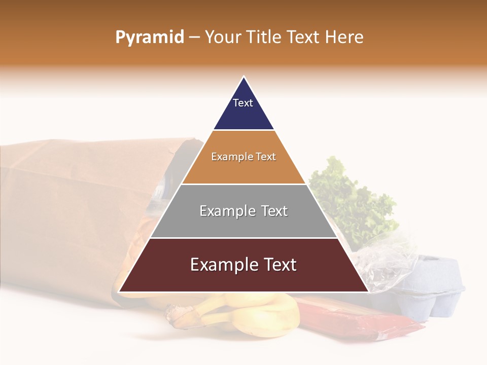 Groceries Bananas Packaging PowerPoint Template