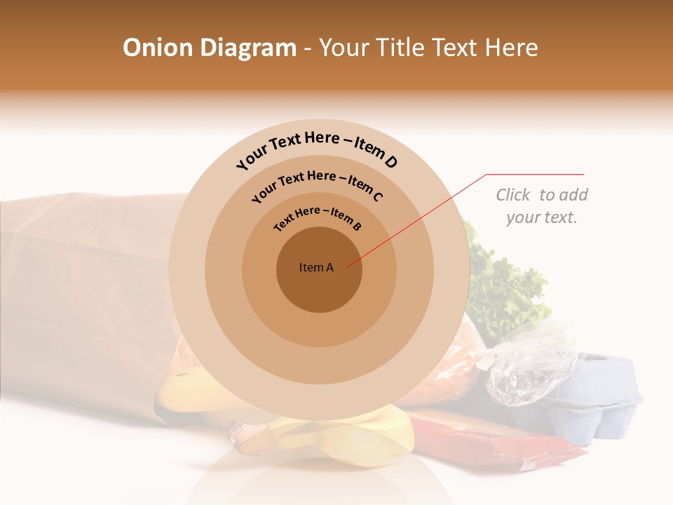 Groceries Bananas Packaging PowerPoint Template