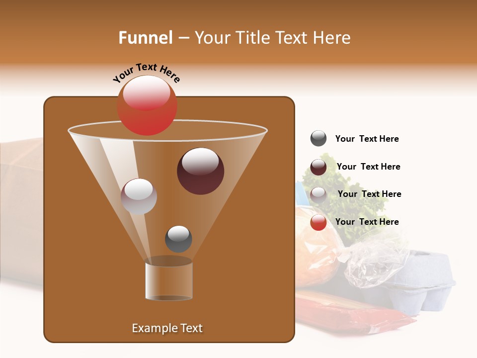 Groceries Bananas Packaging PowerPoint Template