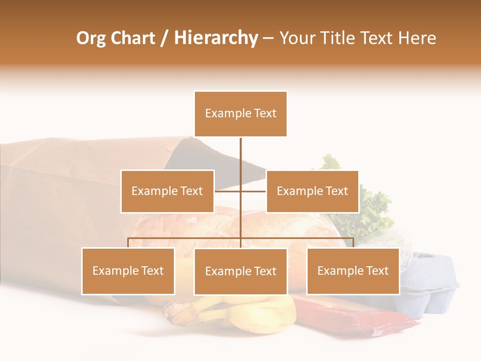 Groceries Bananas Packaging PowerPoint Template
