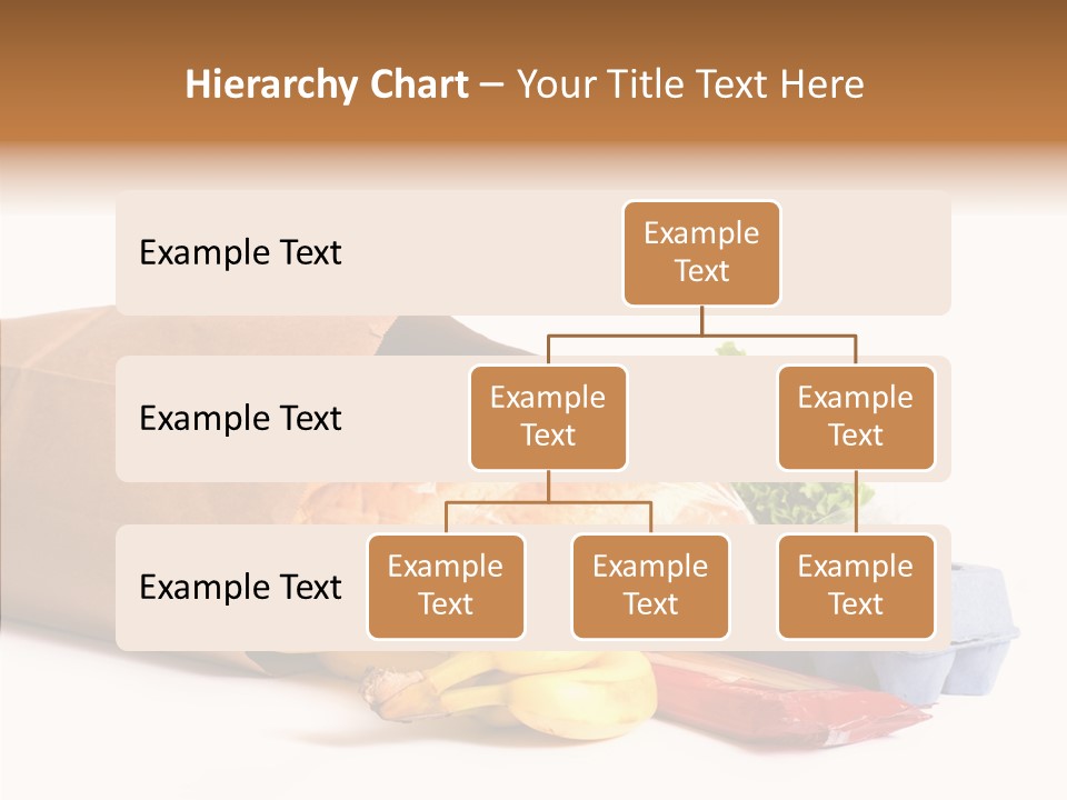 Groceries Bananas Packaging PowerPoint Template