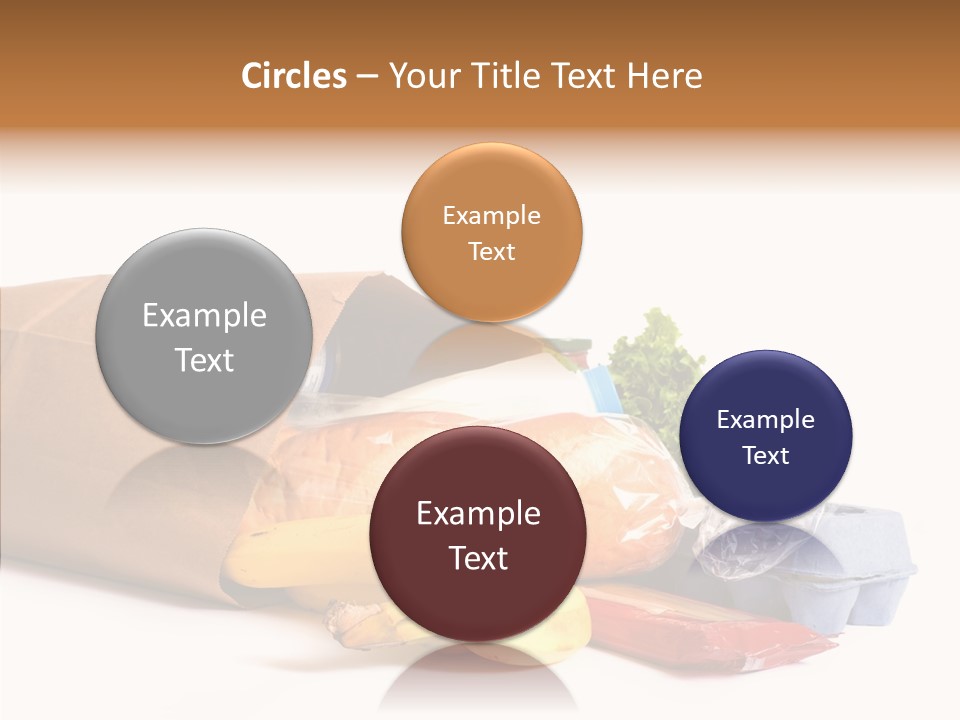 Groceries Bananas Packaging PowerPoint Template