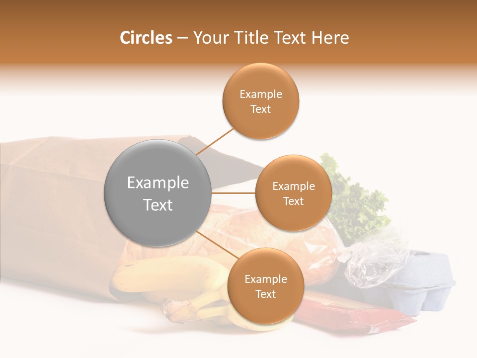 Groceries Bananas Packaging PowerPoint Template