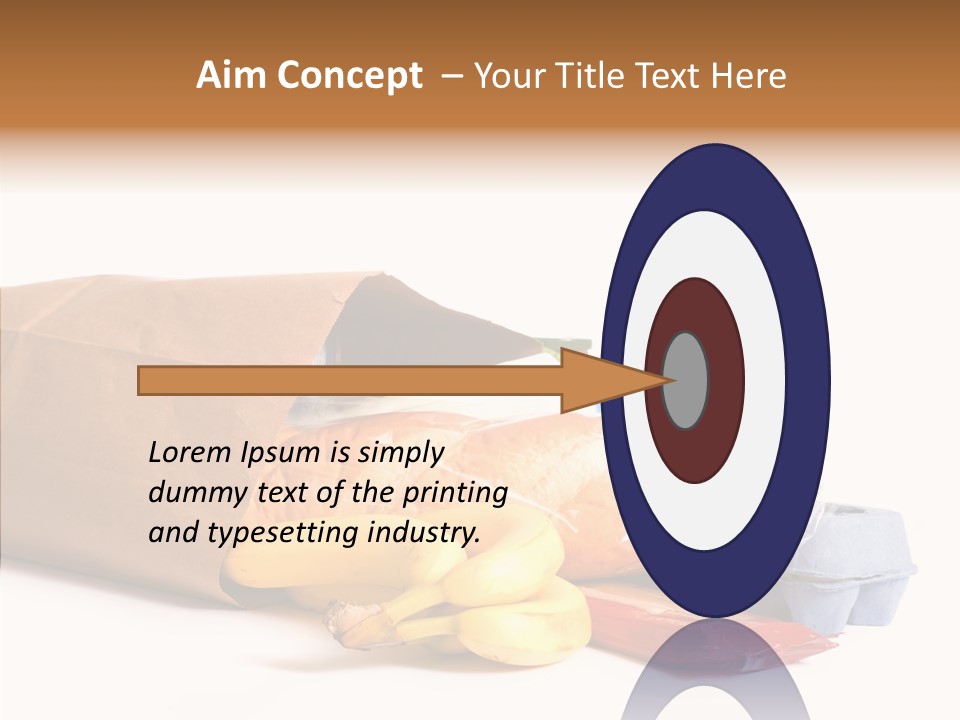 Groceries Bananas Packaging PowerPoint Template