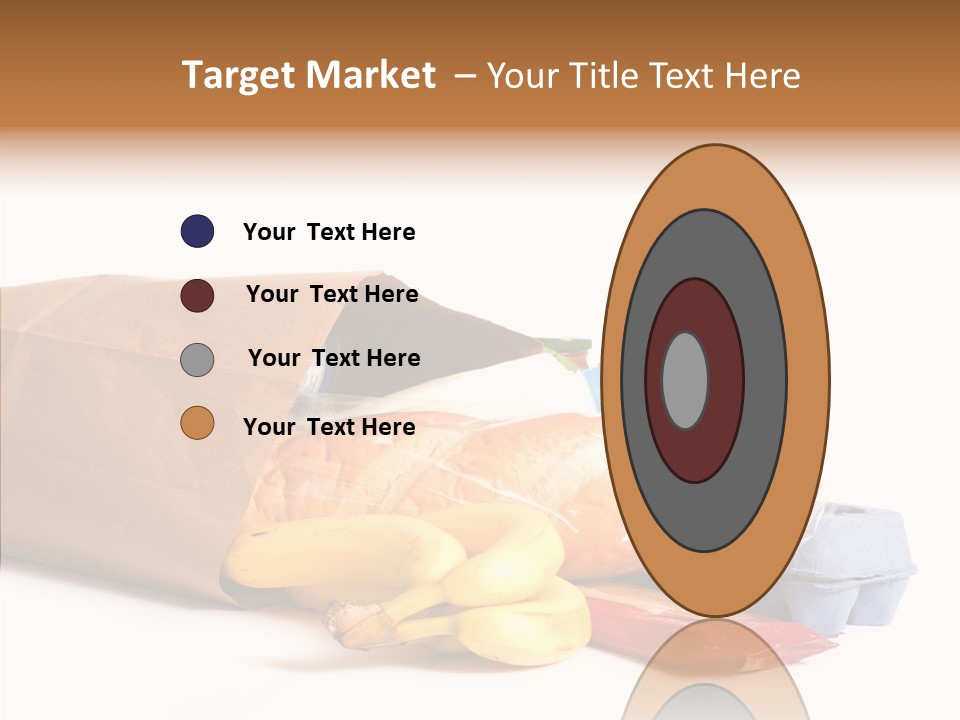 Groceries Bananas Packaging PowerPoint Template
