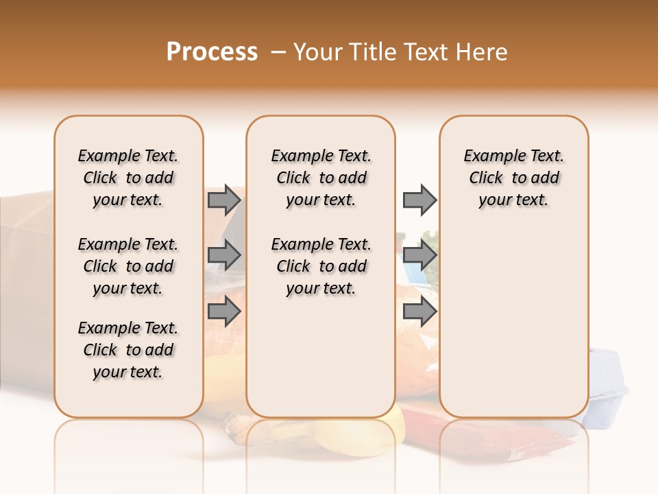 Groceries Bananas Packaging PowerPoint Template