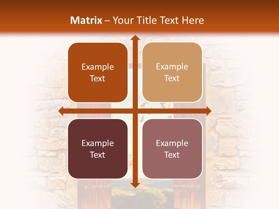 Fence Sky Travel PowerPoint Template