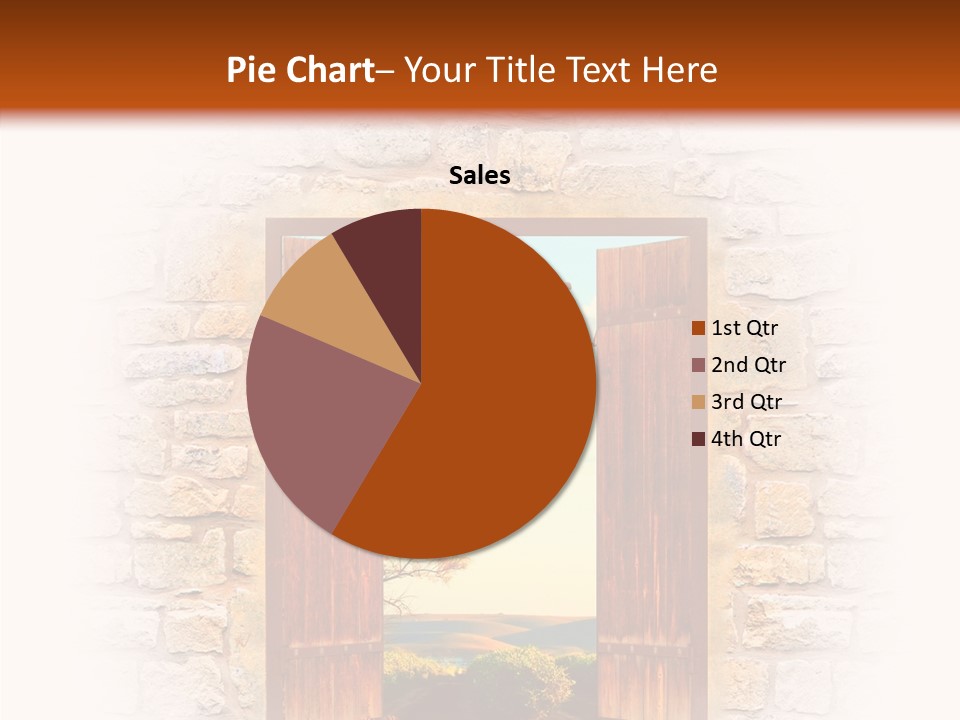 Fence Sky Travel PowerPoint Template