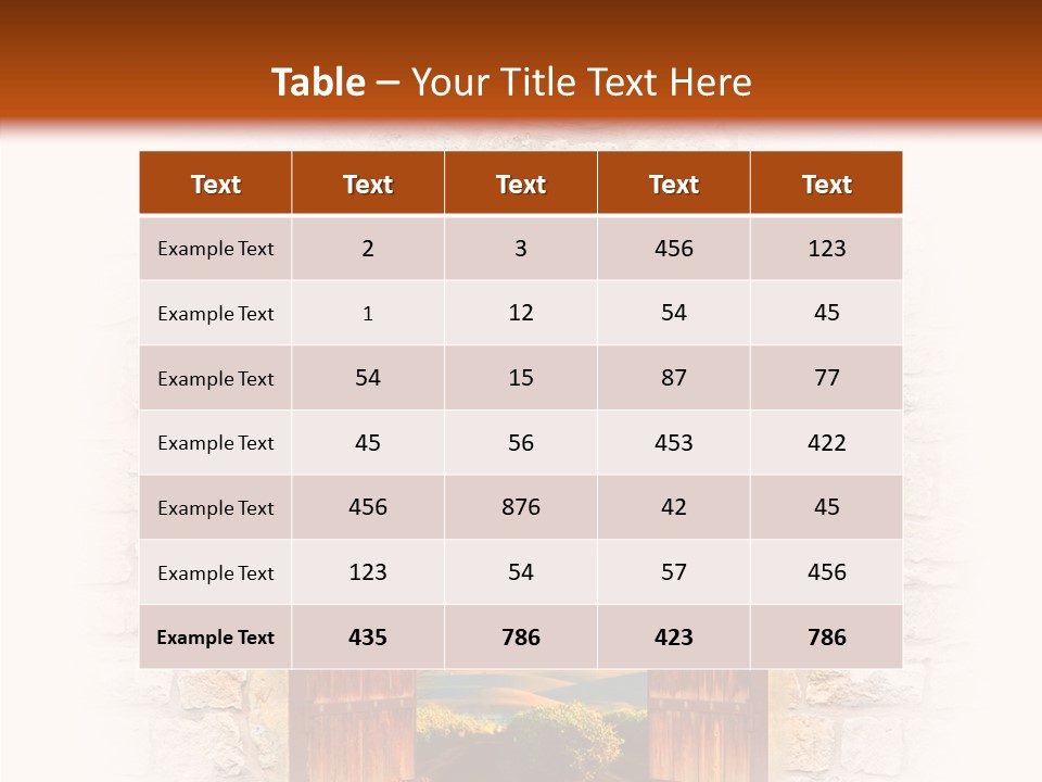 Fence Sky Travel PowerPoint Template