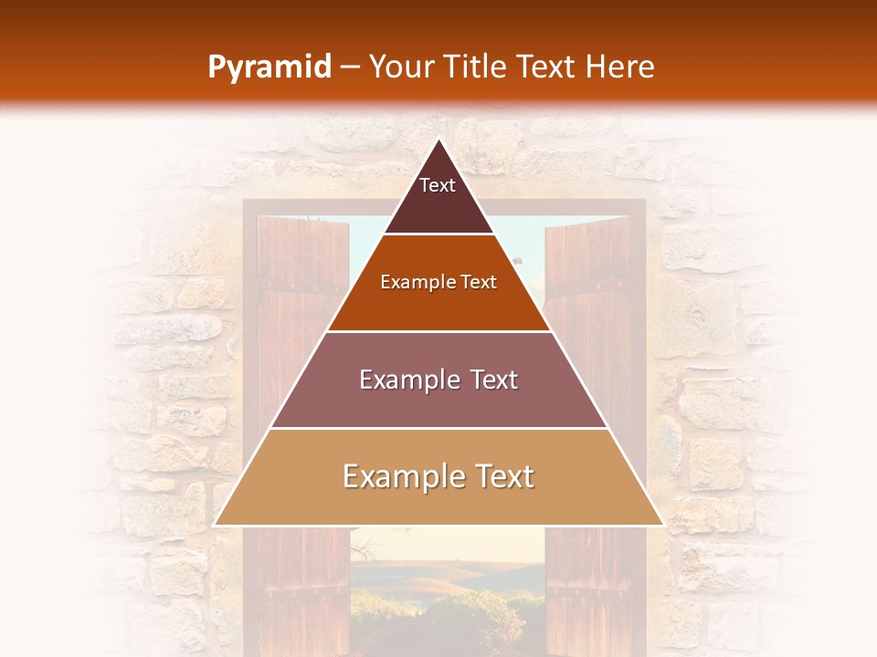 Fence Sky Travel PowerPoint Template