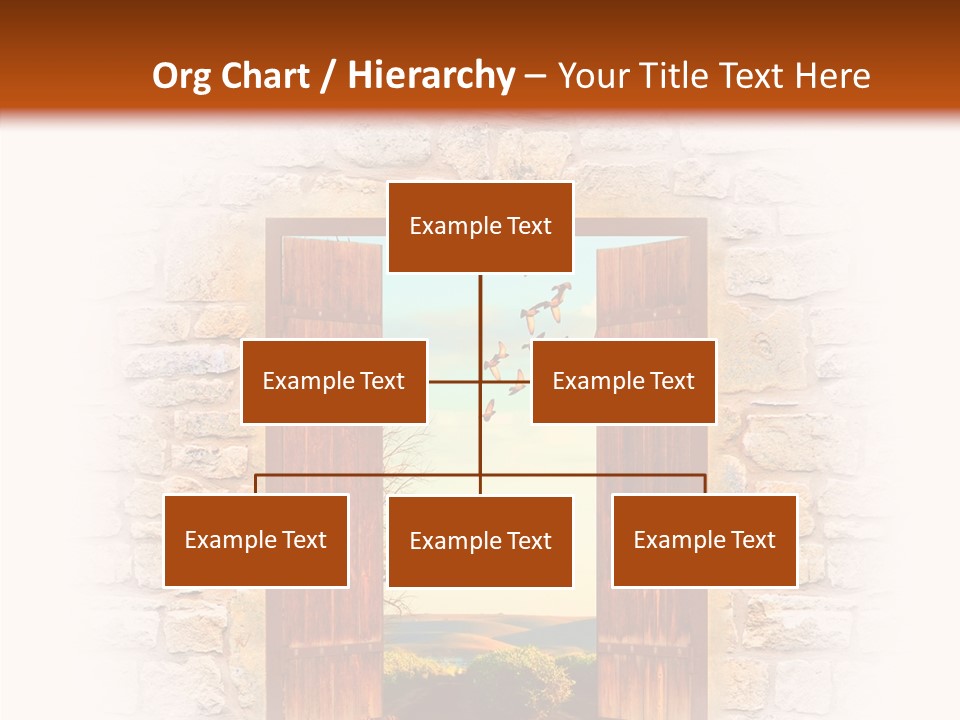 Fence Sky Travel PowerPoint Template