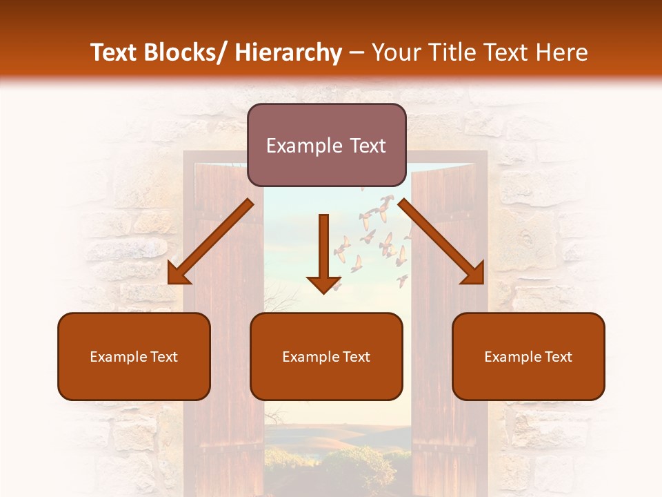 Fence Sky Travel PowerPoint Template