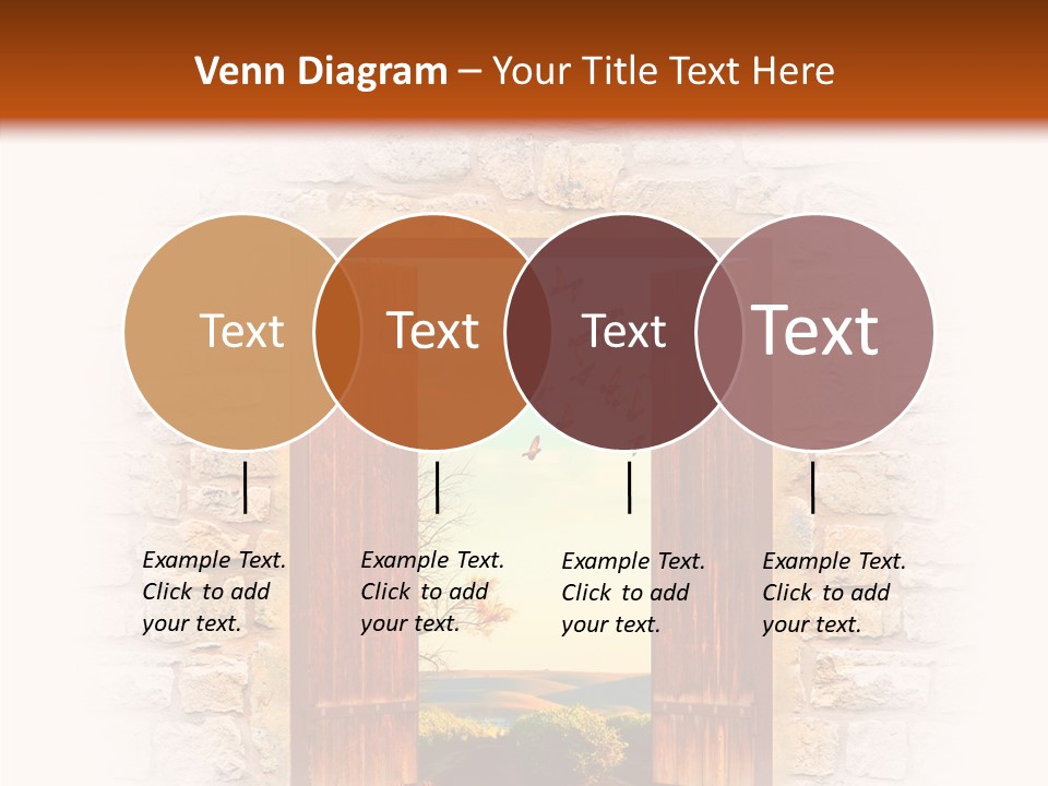 Fence Sky Travel PowerPoint Template