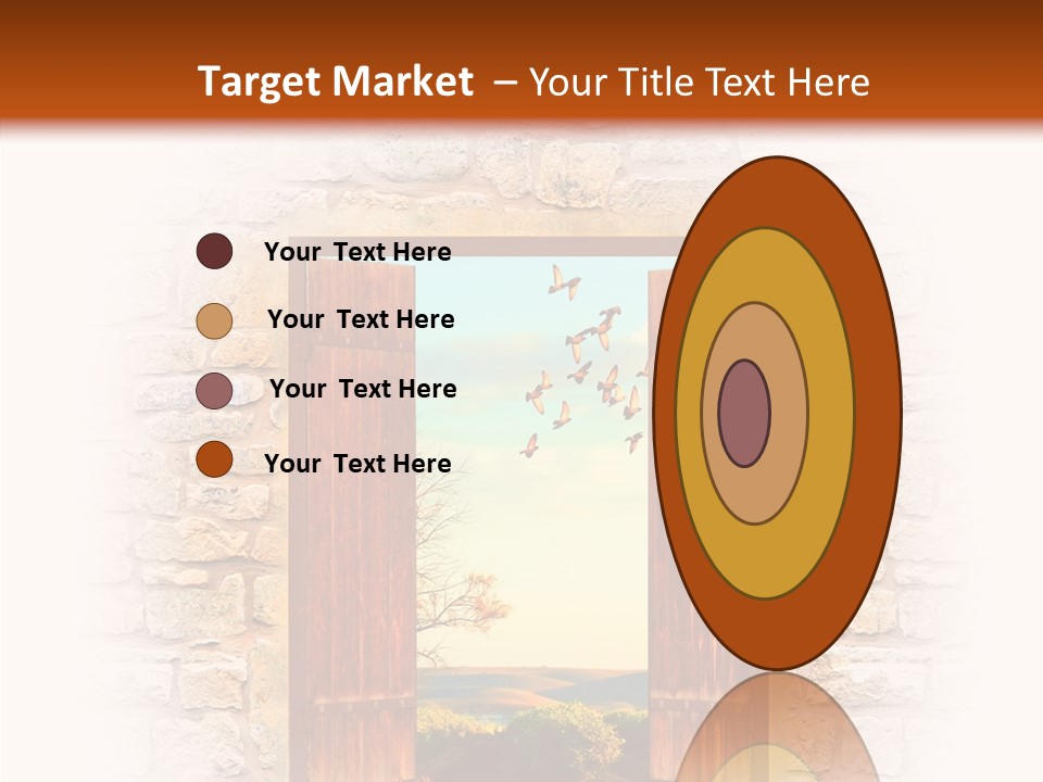 Fence Sky Travel PowerPoint Template