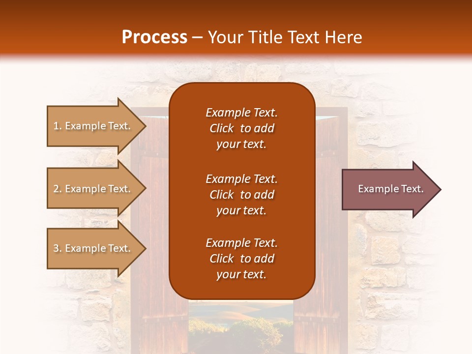 Fence Sky Travel PowerPoint Template