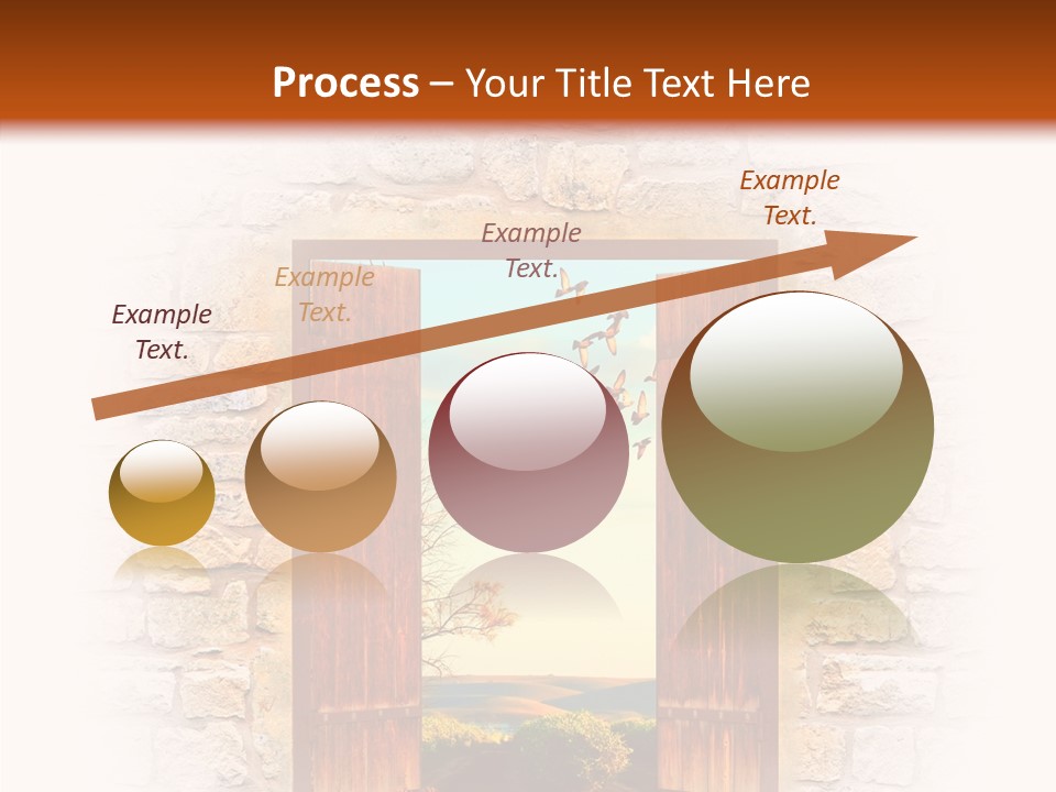Fence Sky Travel PowerPoint Template