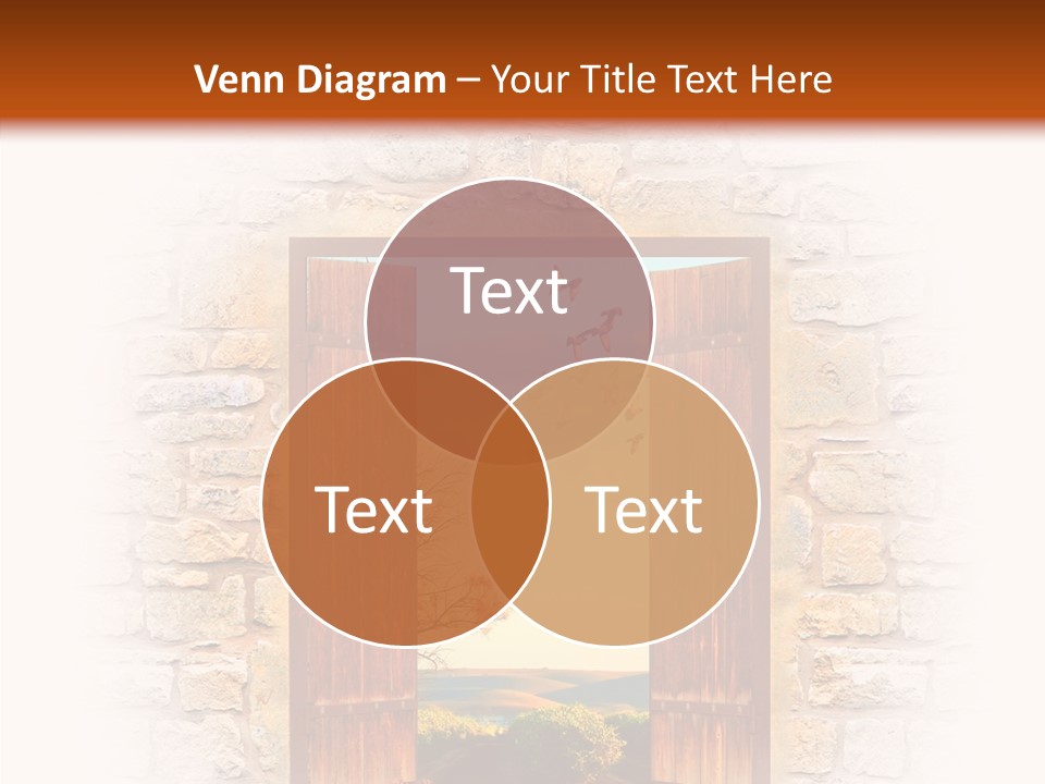 Fence Sky Travel PowerPoint Template