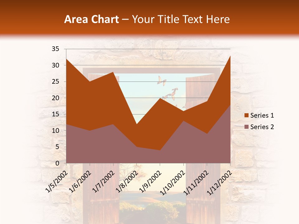 Fence Sky Travel PowerPoint Template