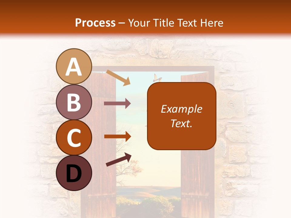 Fence Sky Travel PowerPoint Template