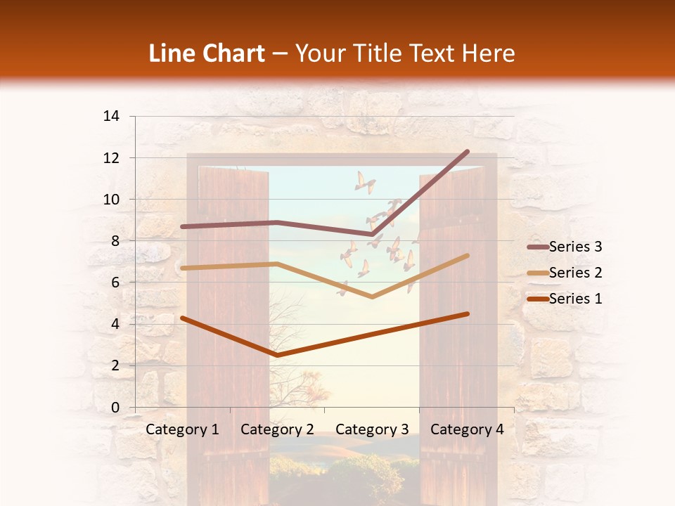 Fence Sky Travel PowerPoint Template