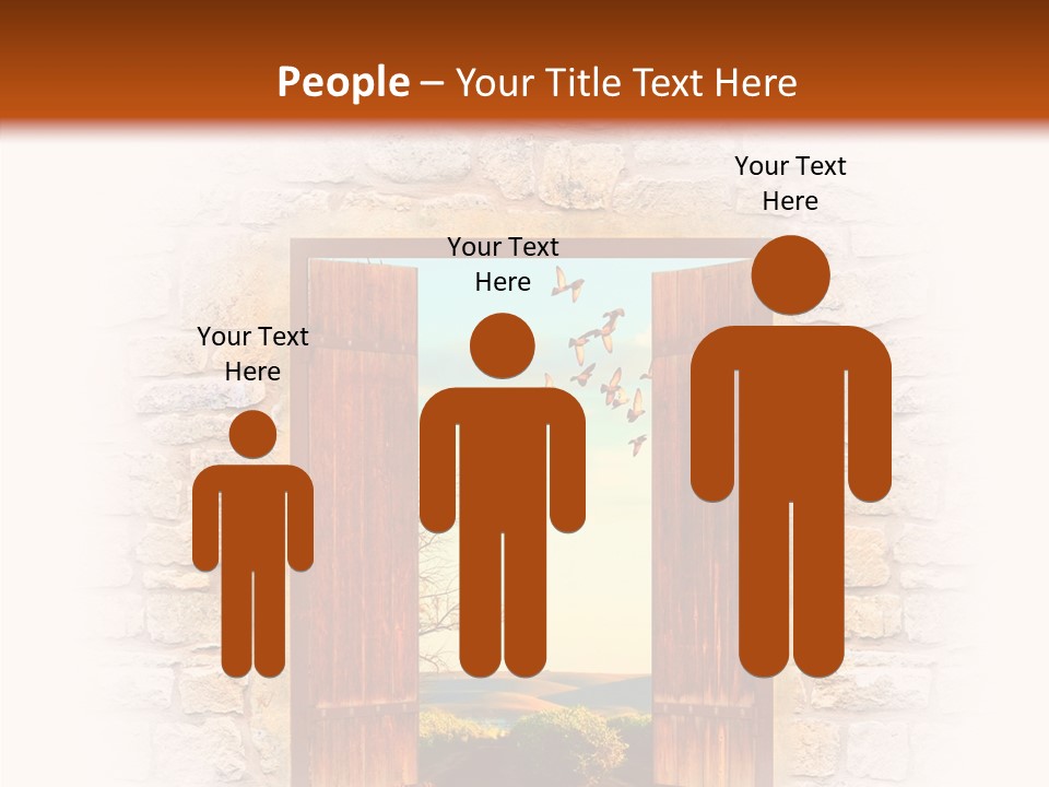 Fence Sky Travel PowerPoint Template