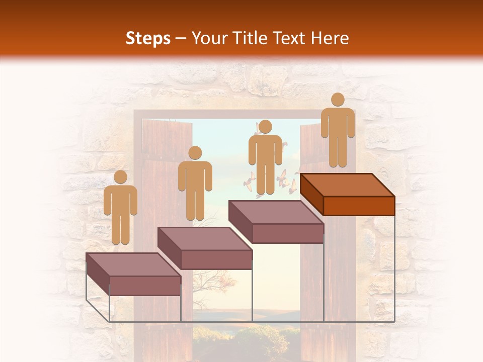 Fence Sky Travel PowerPoint Template