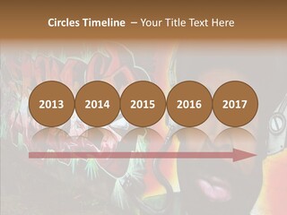 Youth Earphone Head PowerPoint Template