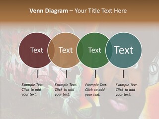 Youth Earphone Head PowerPoint Template