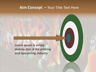 Youth Earphone Head PowerPoint Template