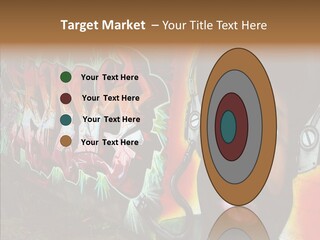 Youth Earphone Head PowerPoint Template