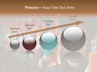 Youth Earphone Head PowerPoint Template