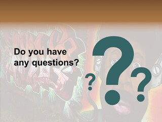 Youth Earphone Head PowerPoint Template